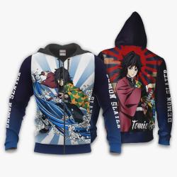 Anime Giyuu Tomioka Hoodie Anime Perfect And Unique Gifts For Otaku Anime Fans On Christmas