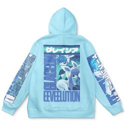 Anime Glaceon Pokemon Streetwear Hoodie Perfect And Unique Gifts For Otaku Anime Fans On Christmas