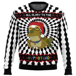 Glory To The Hypnotoad Ugly Christmas Sweater Perfect And Unique Gifts For Adults Kids On Christmas