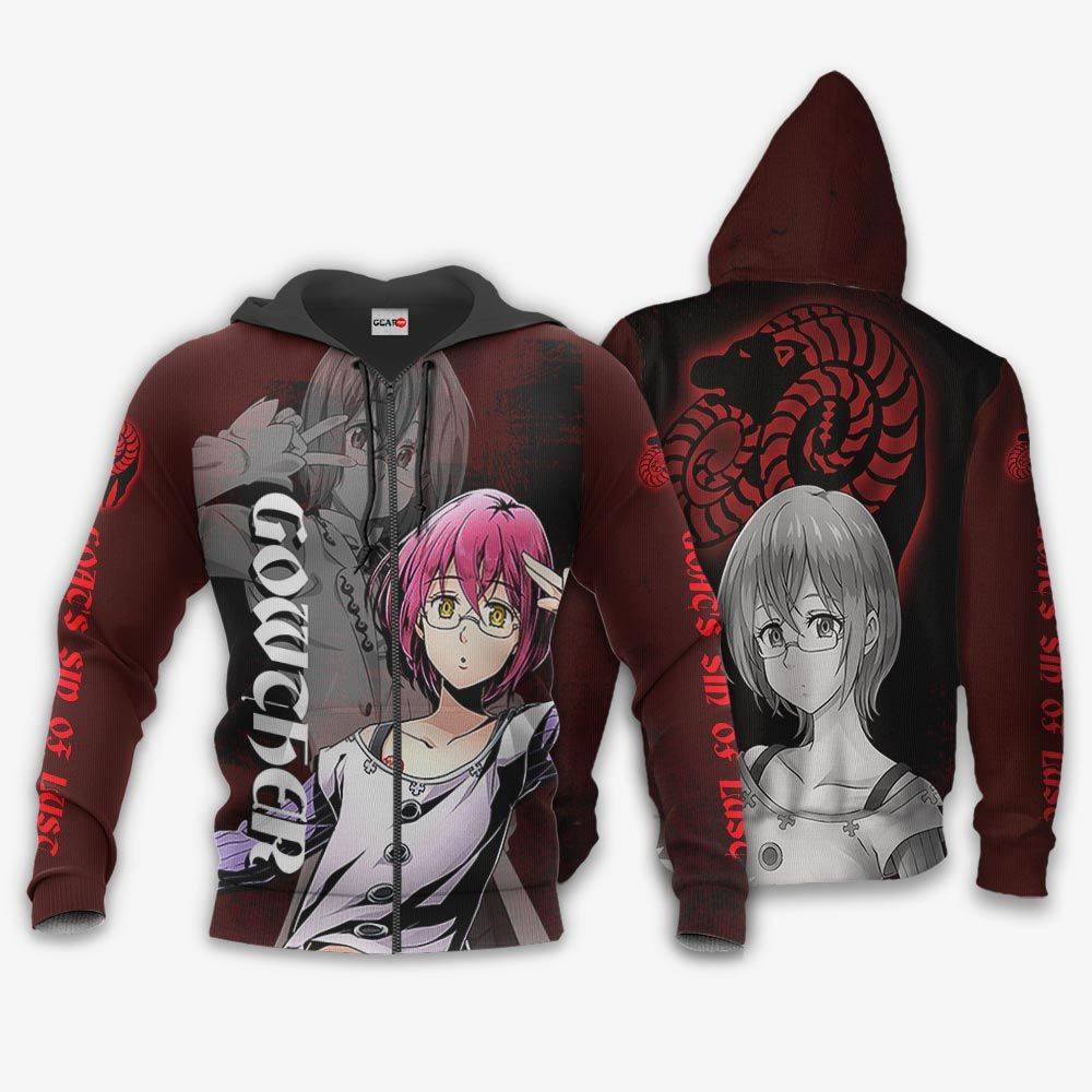 Anime Goat's Sin of Lust Gowther Hoodie Seven Deadly Sins Anime Shirt Perfect And Unique Gifts For Otaku Anime Fans On Christmas