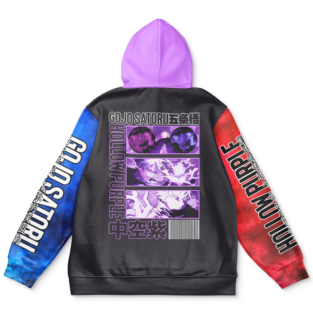 Anime Gojo Satoru Hollow Purple Jujutsu Kaisen Streetwear Hoodie Perfect And Unique Gifts For Otaku Anime Fans On Christmas
