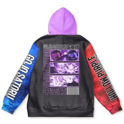 Anime Gojo Satoru Hollow Purple Jujutsu Kaisen Streetwear Hoodie Perfect And Unique Gifts For Otaku Anime Fans On Christmas