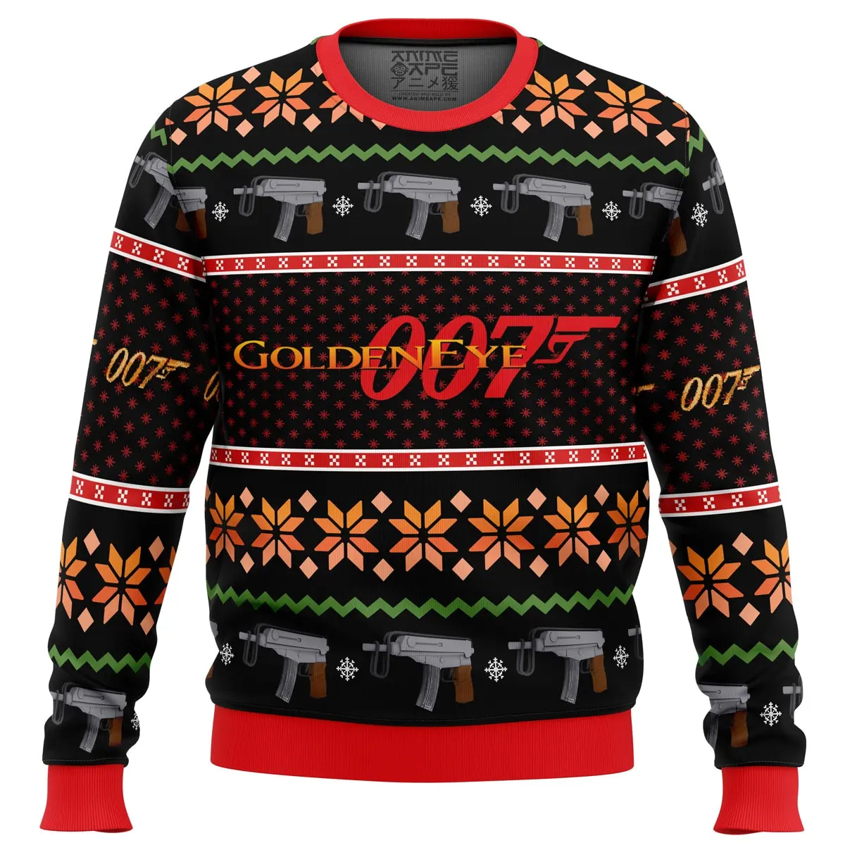 Golden Eye Ugly Christmas Sweater Perfect And Unique Gifts For Adults Kids On Christmas Holiday