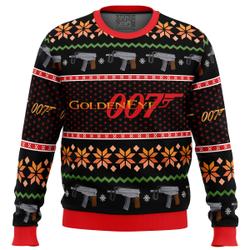 Golden Eye Ugly Christmas Sweater Perfect And Unique Gifts For Adults Kids On Christmas Holiday