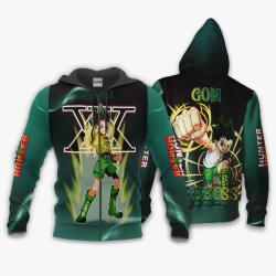Anime Gon Freecss Shirts Merch Custom Anime HxH Gift For Fans Perfect And Unique Gifts For Otaku Anime Fans On Christmas