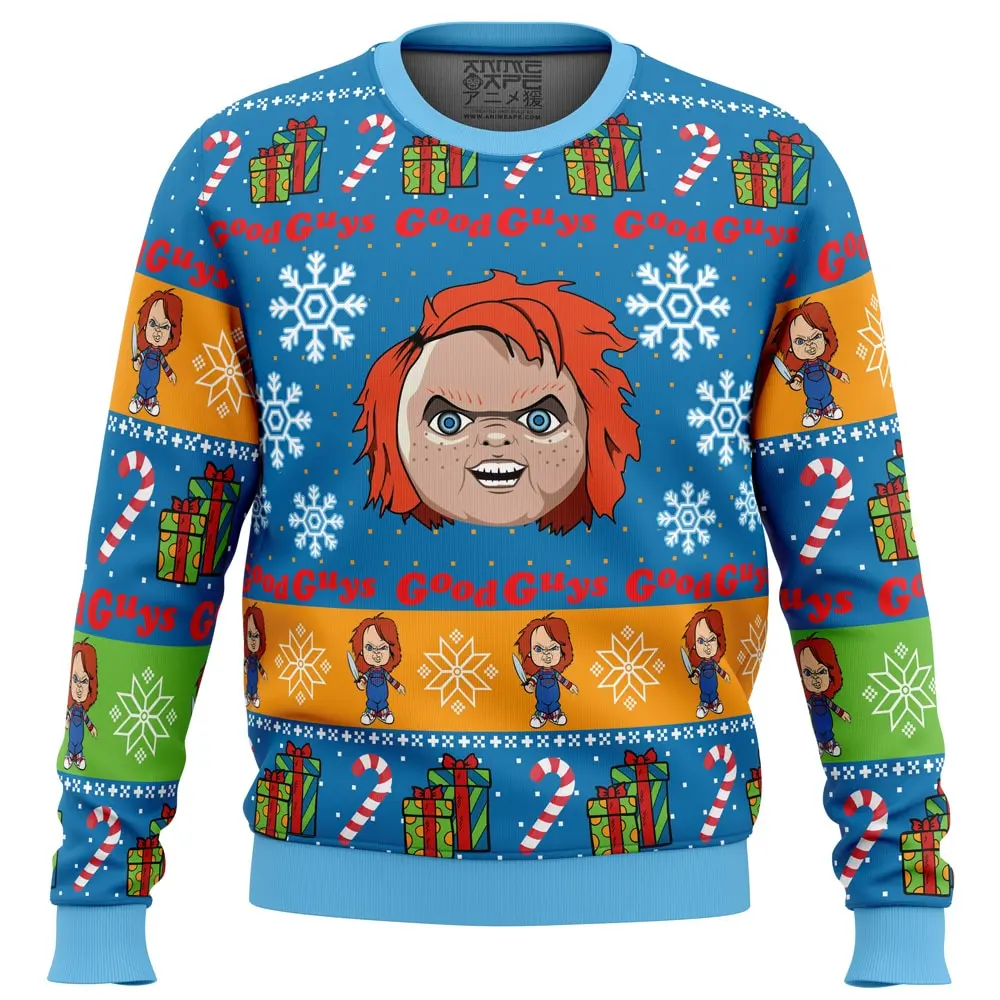 Good Guys Chucky Ugly Christmas Sweater Perfect And Unique Gifts For Adults Kids On Christmas