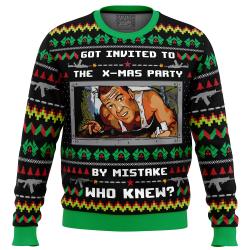 Got Invited to a Christmas Party Die Hard Ugly Christmas Sweater Perfect And Unique Gifts For Adults Kids On Christmas