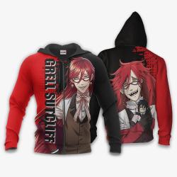 Anime Grell Sutcliff Black Butler Hoodie Perfect And Unique Gifts For Otaku Anime Fans On Christmas