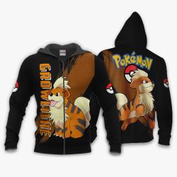 Anime Growlithe Shirts Merch Custom Anime Dark Style Perfect And Unique Gifts For Otaku Anime Fans On Christmas