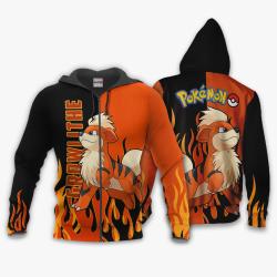 Anime Growlithe Shirts Merch Custom Anime Flames Style Perfect And Unique Gifts For Otaku Anime Fans On Christmas