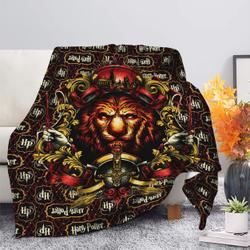 Movie Gryffindor Harry Potter Premium Fleece Sherpa Blanket Perfect Gifts For Family On Christmas
