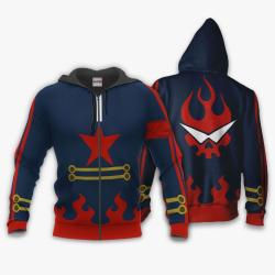 Anime Gurren Lagann Simon Hoodie Custom Uniform Costume Anime Shirts Perfect And Unique Gifts For Otaku Anime Fans On Christmas