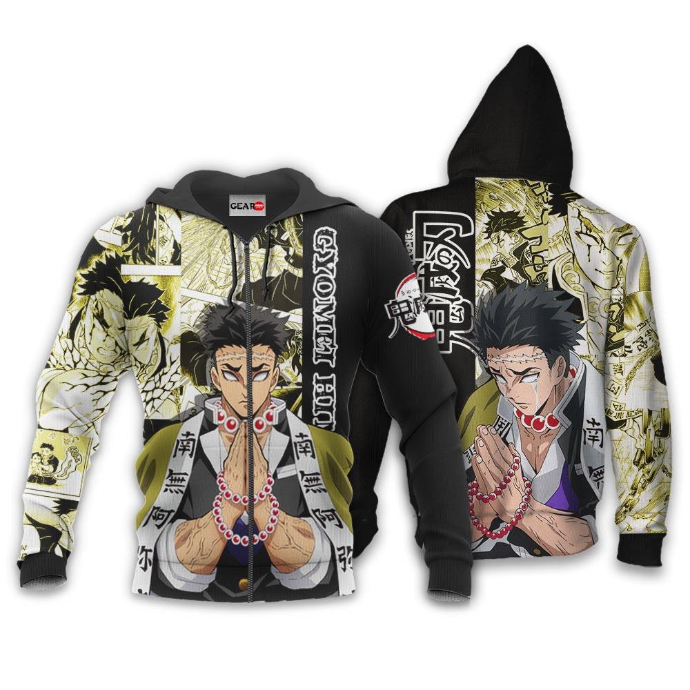 Anime Gyomei Himejima Hoodie Custom Anime Manga Style Perfect And Unique Gifts For Otaku Anime Fans On Christmas