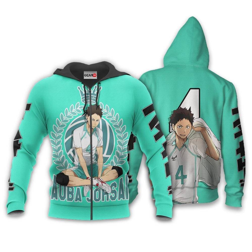 Anime Hajime Iwaizumi Hoodie Custom Haikyuu Anime Perfect And Unique Gifts For Otaku Anime Fans On Christmas