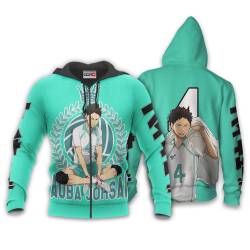 Anime Hajime Iwaizumi Hoodie Custom Haikyuu Anime Perfect And Unique Gifts For Otaku Anime Fans On Christmas