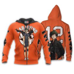 Anime Tadashi Yamaguchi Hoodie Custom Haikyuu Anime Perfect And Unique Gifts For Otaku Anime Fans On Christmas