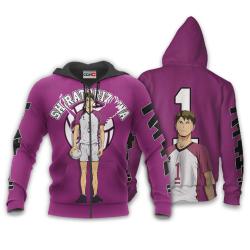 Anime Wakatoshi Ushijima Hoodie Custom Haikyuu Anime Perfect And Unique Gifts For Otaku Anime Fans On Christmas