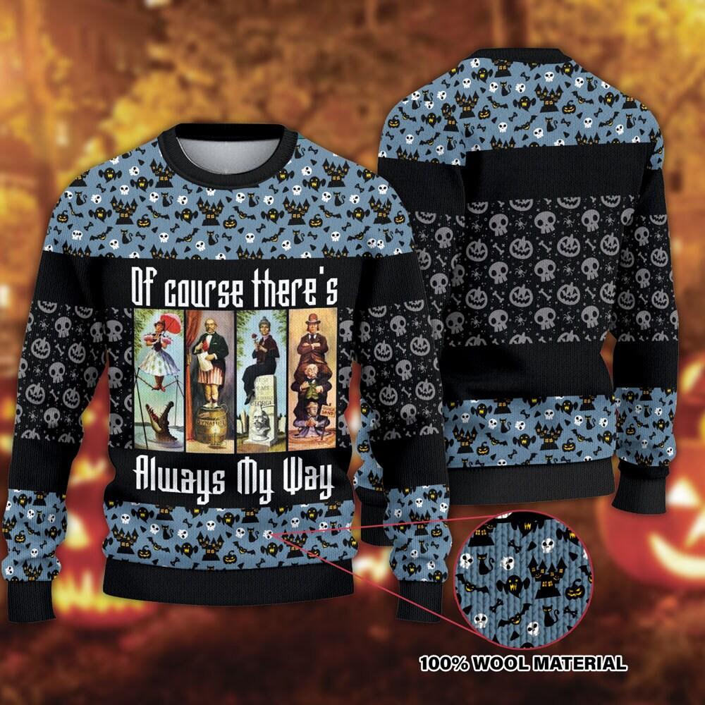 Halloween Disneyland Haunted Mansion Spooky Disney Sweater Perfect And Unique Gifts For Adults Kids On Christmas