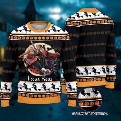 Halloween Vintage Hocus Pocus Sanderson Sisters Ugly Sweater Perfect And Unique Gifts For Adults Kids On Christmas
