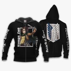 Anime Hange Zoe Hoodie Attack On Titan Anime Shirts Jacket Perfect And Unique Gifts For Otaku Anime Fans On Christmas