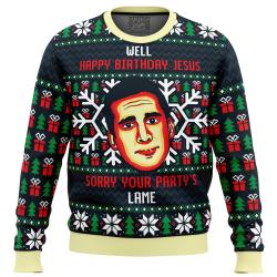 Happy Birthday Jesus Funny The Office Ugly Christmas Sweater Perfect And Unique Gifts For Adults Kids On Christmas