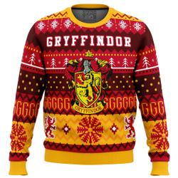Harry Potter Gryffindor House Ugly Christmas Sweater Perfect And Unique Gifts For Adults Kids On Christmas