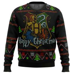 Harry Potter Happy Christmas Ugly Christmas Sweater Perfect And Unique Gifts For Adults Kids On Christmas