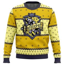 Harry Potter Hufflepuff Ugly Christmas Sweater Perfect And Unique Gifts For Adults Kids On Christmas