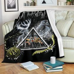 Movie Harry Potter Premium Fleece Sherpa Blanket Perfect And Unique Gifts For Family On Christmas