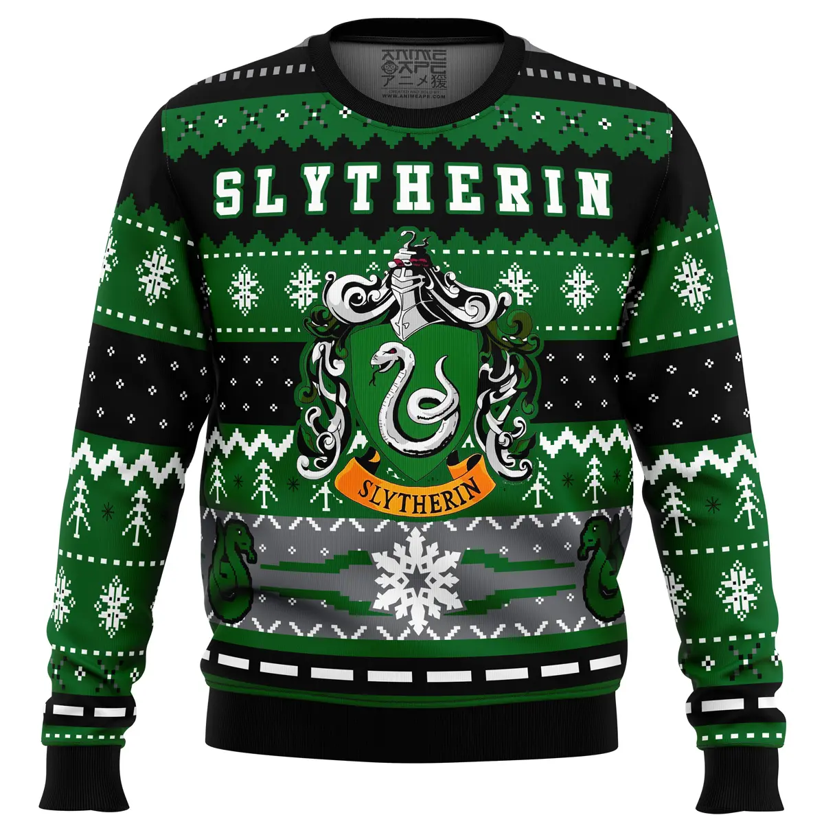 Harry Potter Slytherin House Ugly Christmas Sweater Perfect And Unique Gifts For Adults Kids On Christmas