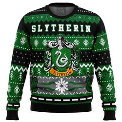 Harry Potter Slytherin House Ugly Christmas Sweater Perfect And Unique Gifts For Adults Kids On Christmas