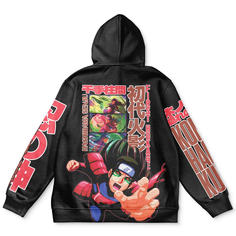 Anime Hashirama Senju V2 Naruto Streetwear Hoodie Perfect And Unique Gifts For Otaku Anime Fans On Christmas