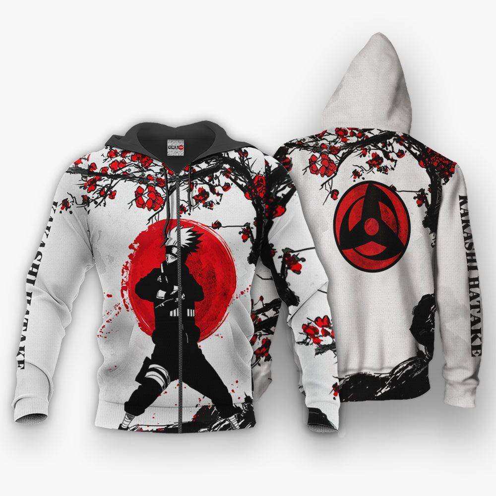 Anime Hatake Kakashi Hoodie Custom Japan Style Anime Perfect And Unique Gifts For Otaku Anime Fans On Christmas