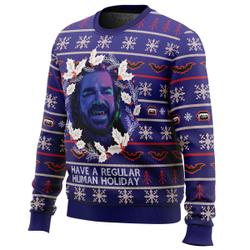 Have A Regular Human Holiday Ugly Christmas Sweater Perfect And Unique Gifts For Adults Kids On Christmas