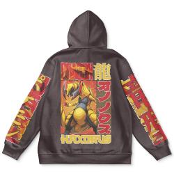 Anime Haxorus Pokemon Streetwear Hoodie Perfect And Unique Gifts For Otaku Anime Fans On Christmas