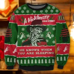 He Knows When You Are Sleeping Ugly Christmas Sweater Perfect And Unique Gifts For Adults Kids On Christmas