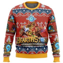 Hearth Stone Alt Ugly Christmas Sweater Perfect And Unique Gifts For Adults Kids On Christmas