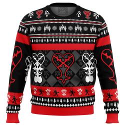Heartless Christmas Kingdom Hearts Ugly Christmas Sweater Perfect And Unique Gifts For Adults Kids On Christmas