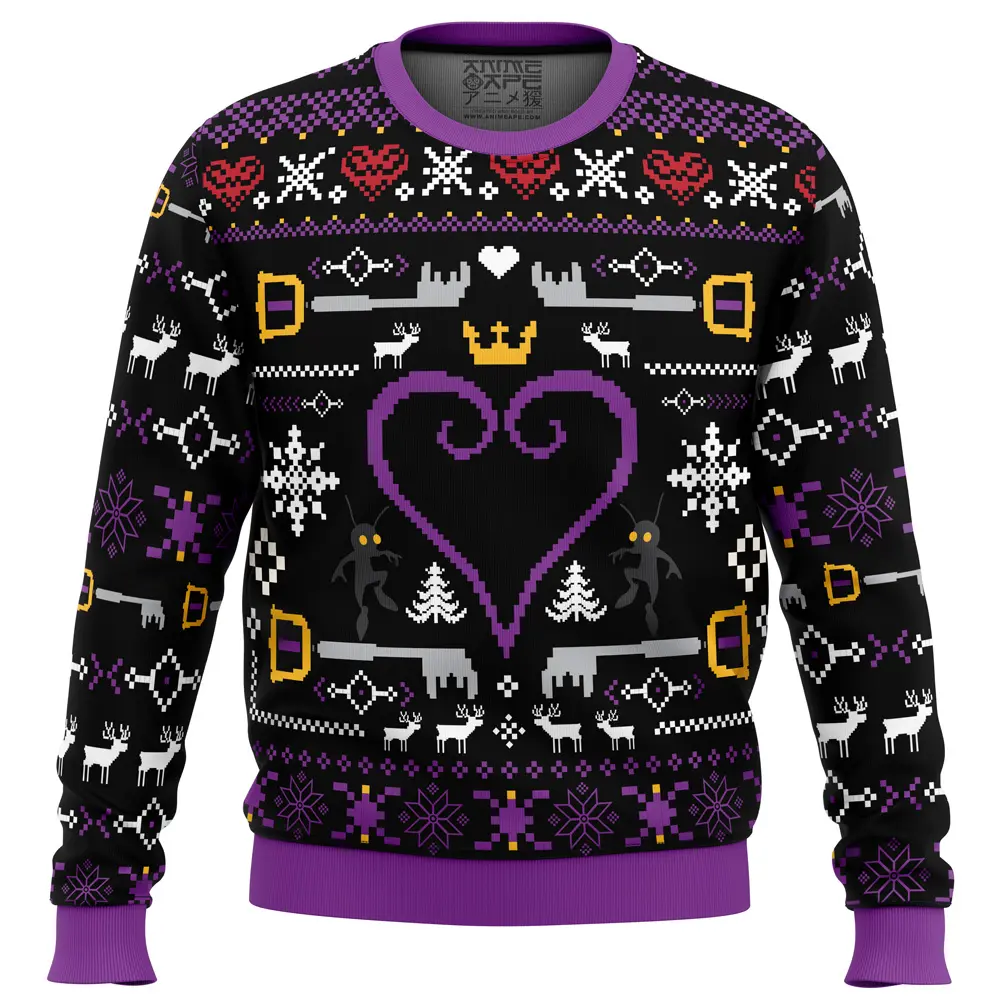 Hearts Kingdom Hearts Ugly Christmas Sweater Perfect And Unique Gifts For Adults Kids On Christmas