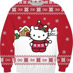Hello Kitty Santa Christmas Sweater Xmas Gift Perfect And Unique Gifts For Adults Kids On Christmas