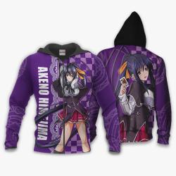 Anime High School DXD Akeno Himejima Hoodie Anime Shirt Perfect And Unique Gifts For Otaku Anime Fans On Christmas