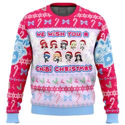 High School DXD Chibi Girls Ugly Christmas Sweater Perfect And Unique Gifts For Adults Kids On Christmas