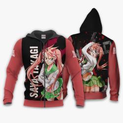 Anime Highschool Of Dead Hoodie Saya Takagi Anime Jacket Perfect And Unique Gifts For Otaku Anime Fans On Christmas