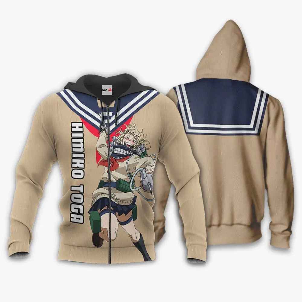 Anime Himiko Toga Hoodie Custom Anime Mix Manga Perfect And Unique Gifts For Otaku Anime Fans On Christmas