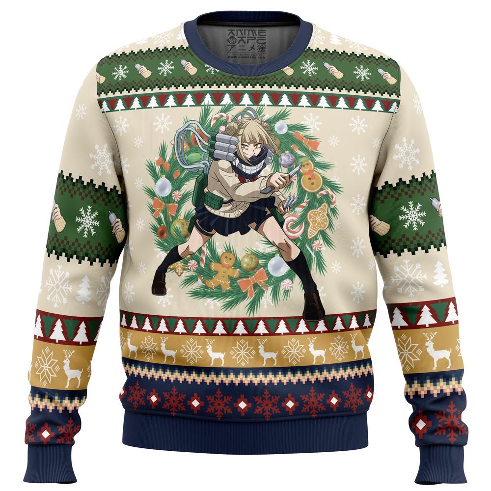 Himiko Tora Christmas My Hero Academia Ugly Christmas Sweater Perfect And Unique Gifts For Adults Kids On Christmas