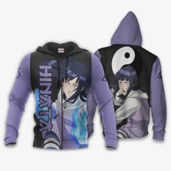 Anime Hinata Hyuga Hoodie Shirt Anime Zip Jacket Perfect And Unique Gifts For Otaku Anime Fans On Christmas