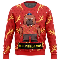 Hiroshi Odokawa Odd Taxi Ugly Christmas Sweater Perfect And Unique Gifts For Adults Kids On Christmas