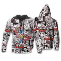 Anime Hisoka HxH Shirt Sweater HxH Anime Hoodie Manga Jacket Perfect And Unique Gifts For Otaku Anime Fans On Christmas