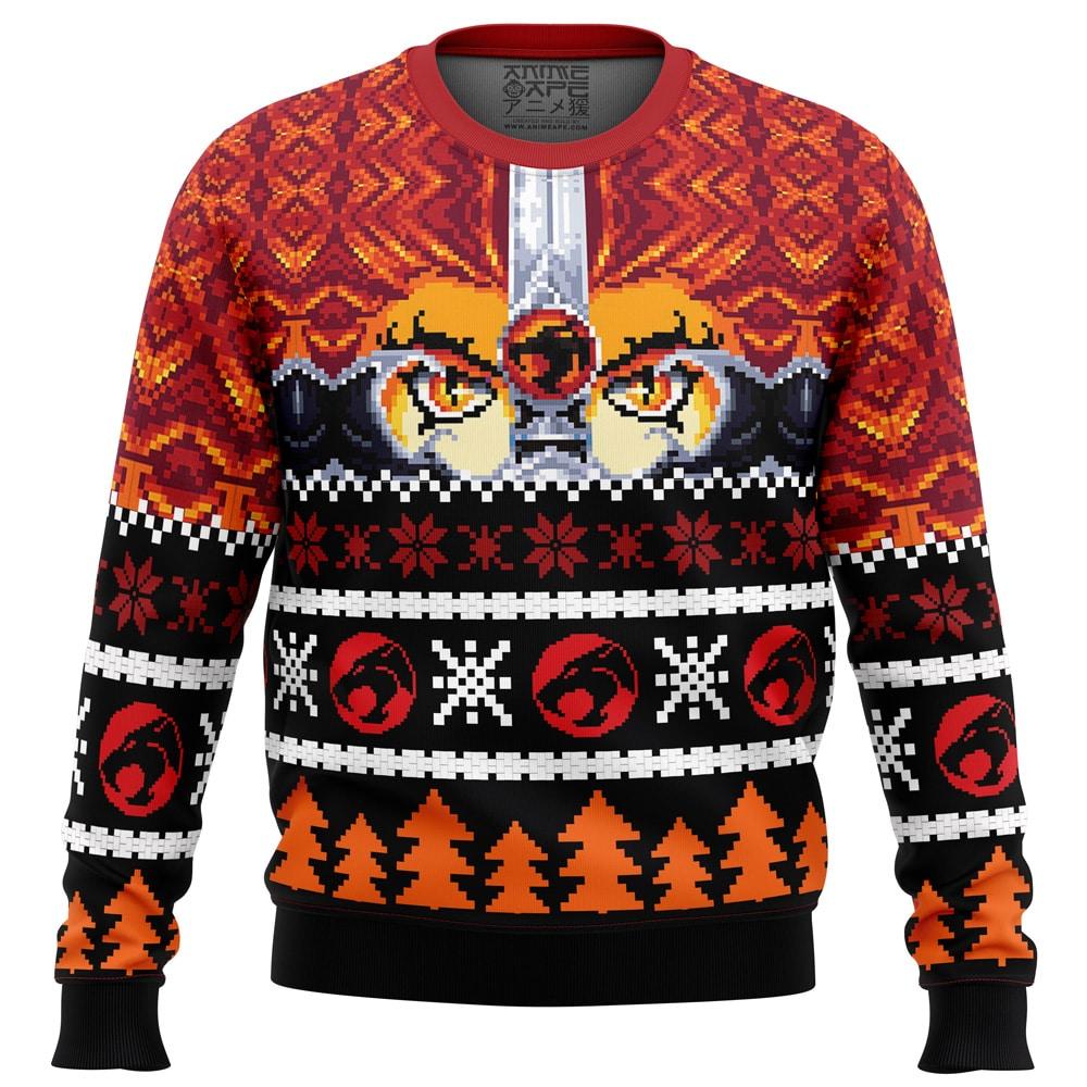 Ho Ho Hooo Holiday Thundercats Ugly Christmas Sweater Perfect And Unique Gifts For Adults Kids On Christmas
