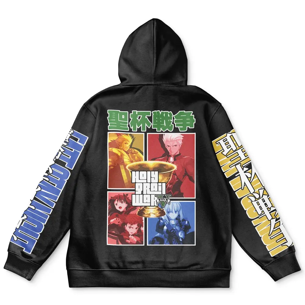 Anime Holy Grail War Fate Stay Night Unlimited Blade Works Streetwear Hoodie Perfect And Unique Gifts For Otaku On Christmas
